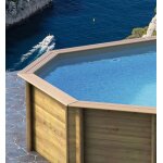 Gre - pool liner piscine bois 75 / 100�me : violettes2 : 500 x 127 cm