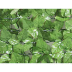 Haie artificielle feuilles de rosier : 1m x 3m