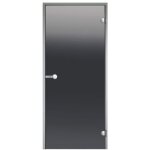 Harvia porte pour hammam 890 x 1890 mm transparente
