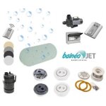 Jet vag ensemble bulleo duo effervescence + massage 8 jets blanc