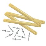 Kit de 10 patins + 30 rivets : (permet de d�placer les patins)