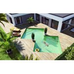 Kit piscine polystyrne luxe diamond : 2x (4. 00 x 4. 00 x 1. 50 m)
