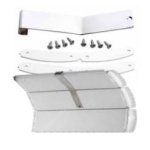 Kit ski plastique / ski inox pour plage immerge