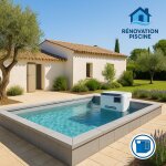 Kit sp�cial r�novation pour piscine b�ton : 6 x 3 x 1. 50 m