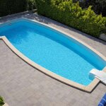 Liner 75 / 100�me desjoyaux ovo�de standard : 9 x 4. 5 m
