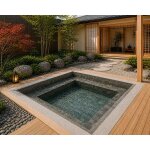 Liner 85 / 100�me brown basalt pour spa 3 x 3 x 1. 02 m