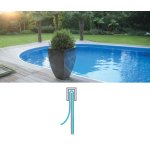 Liner piscine acier ovale - overlap : 7. 30m x 3. 70m - h 1. 22m - 1, 32m