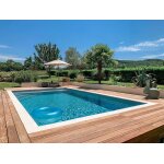 Margelle piscine plate gironde 30 : bassin de 4. 00 x 2. 50 m Margelle piscine plate gironde 30 : bassin de 4. 00 x 2. 50 m