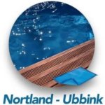 Nortland bche  bulle bois 400  luxe tonga emeraude 8, 20 x 4, 70 m - octogonale allonge