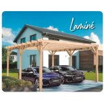 Carport bois lamell / coll lugo 600x500cm