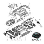 Pice dtache 3 : pignon de brosse s2 x2 : wybot