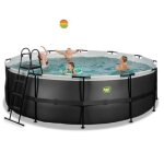 Piscine autoportante black ø427x122cm avec filtre à sable Piscine autoportante black ø427x122cm avec filtre à sable