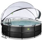 Piscine autoportante black 488x122cm avec filtre  sable + dme