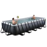 Piscine autoportante black 540x250x122cm avec filtre à cartouche Piscine autoportante black 540x250x122cm avec filtre à cartouche