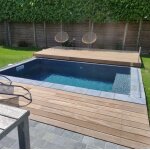 Piscine bloc polystyrne luxe 4 x 2. 50 x 1. 50 m : filtration  sable