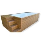 Piscine container iconic 4. 26m x 2. 16m x 1. 365m : version prêt à plonger Piscine container iconic 4. 26m x 2. 16m x 1. 365m : version prêt à plonger