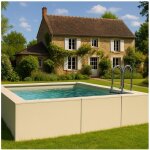 Piscine container en kit artemisia + revêtement extréieur sable Piscine container en kit artemisia + revêtement extréieur sable