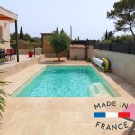 Piscine en coque les arcs de 6. 00 x 3. 50 x 1. 50 m : sans filtration