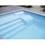 Piscine coque byzance 8 : 8. 20 x 4. 20 x 1. 50m + eco pices  sceller sans filtration
