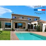 Piscine en coque les menuires de 8. 10x4. 00x1. 50m + filtration  sable en kit