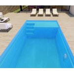 Piscine coque olympie 2 de 5. 90 x 3. 20 x 1. 50 m + luxe + local enterr capot plat