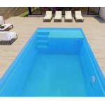 Piscine coque olympie + luxe + cofre pvc hors sol Piscine coque olympie + luxe + cofre pvc hors sol