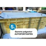 Piscine coque sparte 6 : version autoportante + luxe pièces à sceller sans filtration Piscine coque sparte 6 : version autoportante + luxe pièces à sceller sans filtration