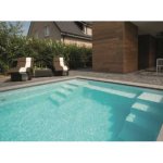 Piscine coque sparte 7 : 7. 45 x 3. 60 x 1. 50 m + luxe + pi�ces � sceller sans filtration