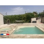 Piscine en coque val thorens de 4. 00x3. 50x1. 50m + local technique enterr�