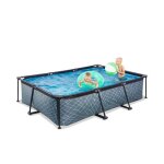 Piscine enfant stone 300x200x65 cm avec filtre  cartouche.