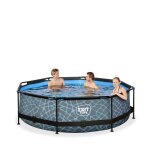 Piscine enfant stone ronde : ø300x76cm + filtre à cartouche Piscine enfant stone ronde : ø300x76cm + filtre à cartouche