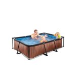 Piscine enfant wood 300x200x65 cm avec filtre à cartouche Piscine enfant wood 300x200x65 cm avec filtre à cartouche