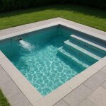 Piscine en kit bloc polystyrene 4 x 2 m + nage  contre courant