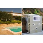 Piscine en kit bloc polystyrne 7 x 3 x 1. 50 m + mur filtrant