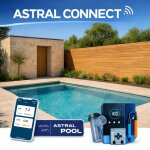 Piscine en kit connect�e : 6 x 3 x 1. 50 m fond plat astral