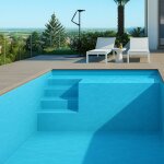 Piscine olympie 1 : 5. 20 x 3. 20 x 1. 50 m + eco pices  sceller sans filtration