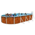 Piscine hors sol etnica ovale 915 x 457 cm x 120 cm h Piscine hors sol etnica ovale 915 x 457 cm x 120 cm h