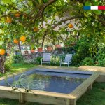Piscine urbaine 4. 20x3. 50, gr, ht:1. 33 + volet automatique + coffre + filtre  sable