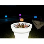 Pot de jardin lumineux lagoon