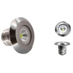 Projecteur led inox piscine : blanc : 10 w : - 980 lumens