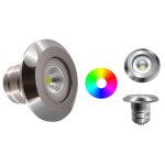 Projecteur led inox piscine : couleur : 6 w
