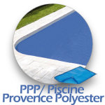 Provence polyester b�che � bulle 400 � bleu s�rie big pool : evasion a de 3. 7 x 8. 5 m - bd4c