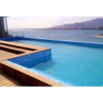 Rouleau 1. 65 x 25 m verni imprim alkorplan 3000 byzance bleu