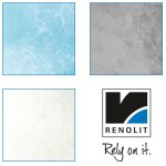 Rouleau 1. 65 x 25 m verni nacr� alkorplan 3000 bleu turquoise