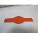 Sangle pdale orange pour pdale abs : aquabike waterflex wr3 / wr4 / wr5
