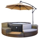Spa octopus 6 places netspa + 5 mobilier + parasol