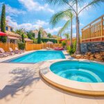 Spa en polyester rond 1. 90 m de diam : sans buses de massage