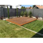 Terrasse mobile pour piscine 5. 00 x 10. 00 m : plateau longueur (5. 40 x 10. 10 m)