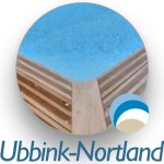Ubbink - nortland liner piscine bois ubbink azura 410 x 120 cm
