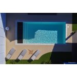 Volet piscine immergé avec plage : pool diving Volet piscine immergé avec plage : pool diving